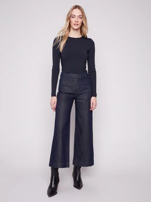 Patch Pocket Flare Jeans