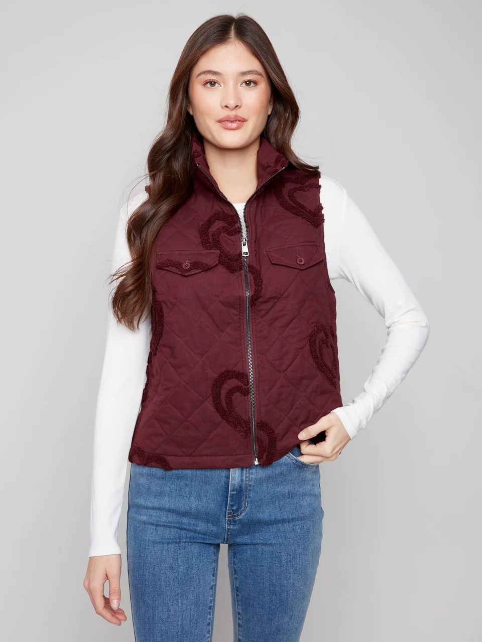 Boucle Quilted Vest