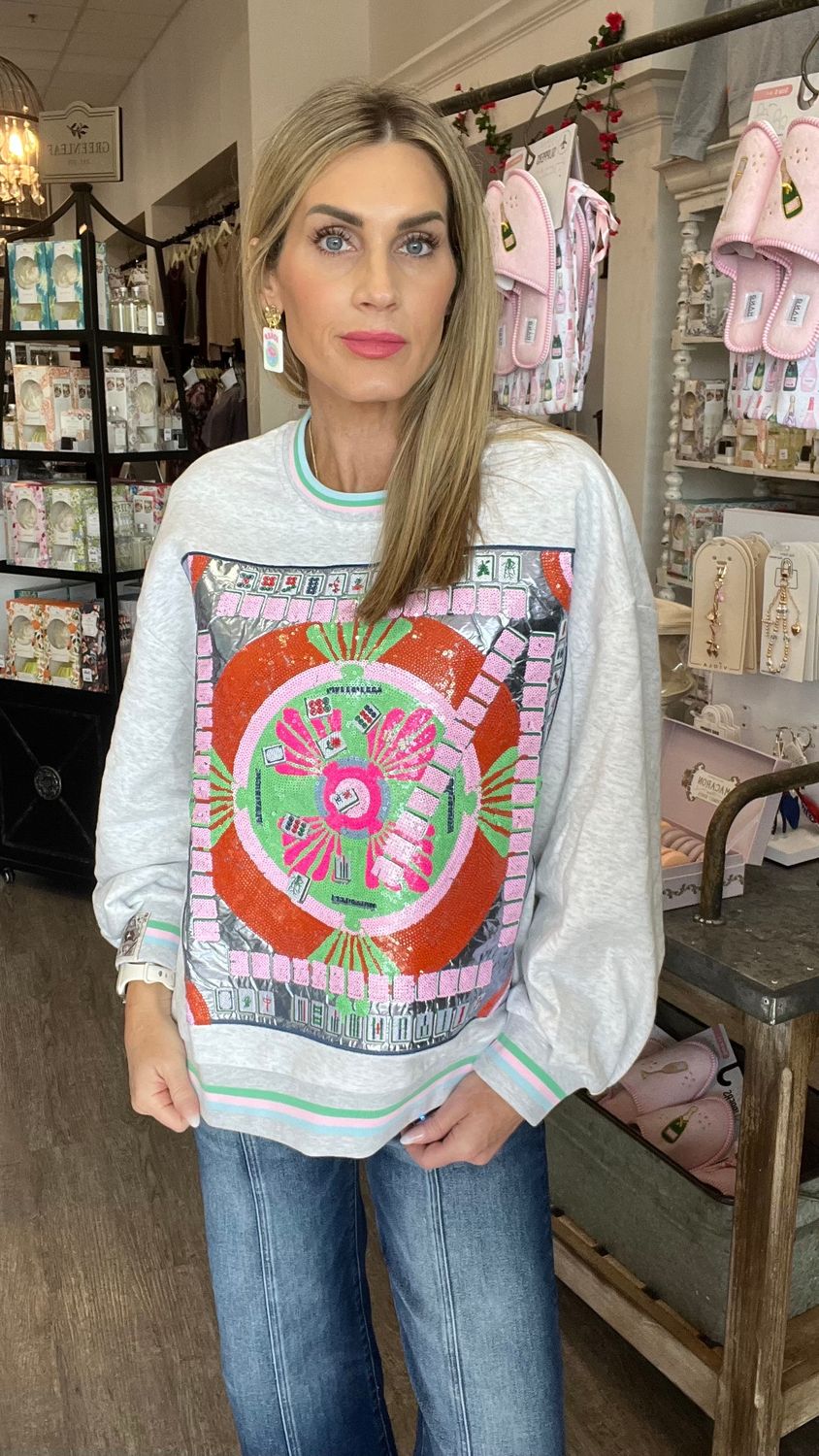 Mahjong Table Sweatshirt