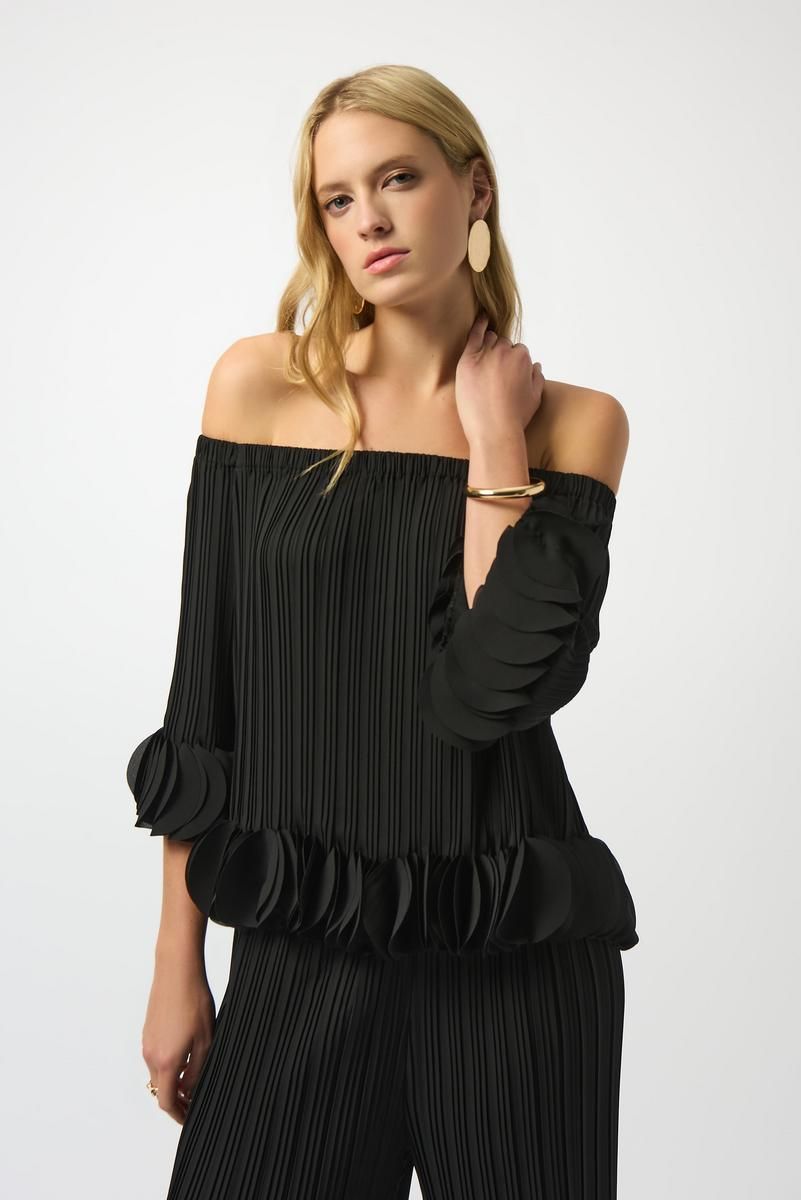 Joseph Ribkoff Pleated Top
