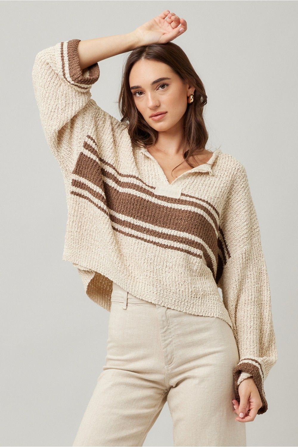 Patch L/S Sweater
