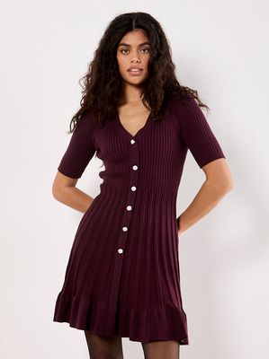 Ribbed Sweater Dress