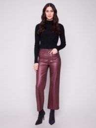 Metallic Wax Twill Pant
