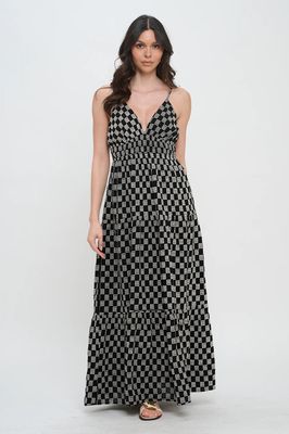 Midnight Weave Max Dress