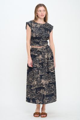 Santorini Sketch Top/Skirt SET