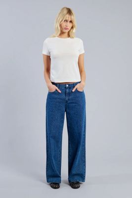 Wide Leg Jeans Leopard