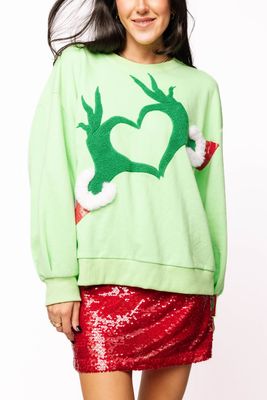 QOS Grinch Heart Hands