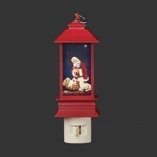 Kneeling Santa Lantern Nightlight