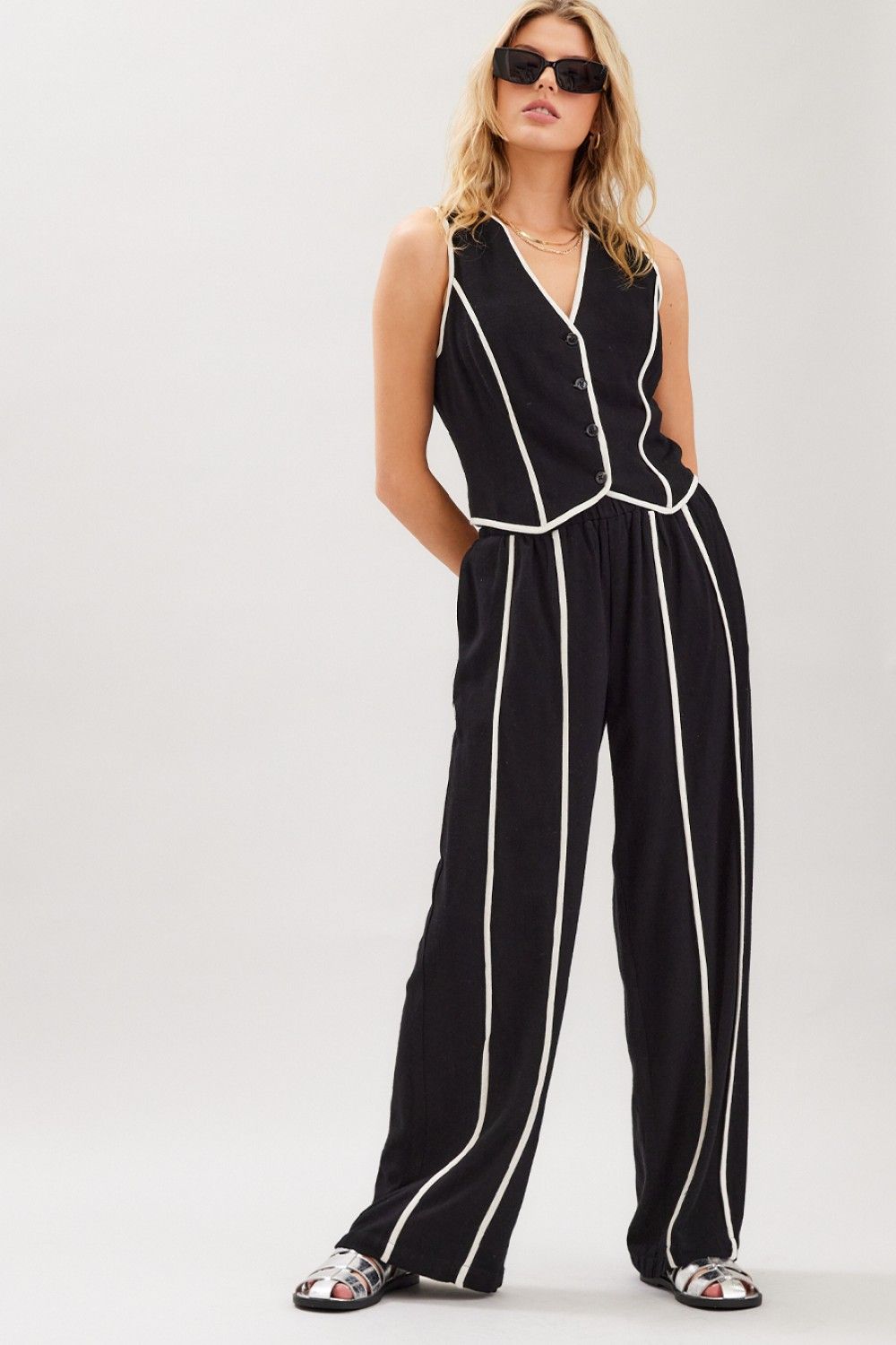 Linen Blend Pants