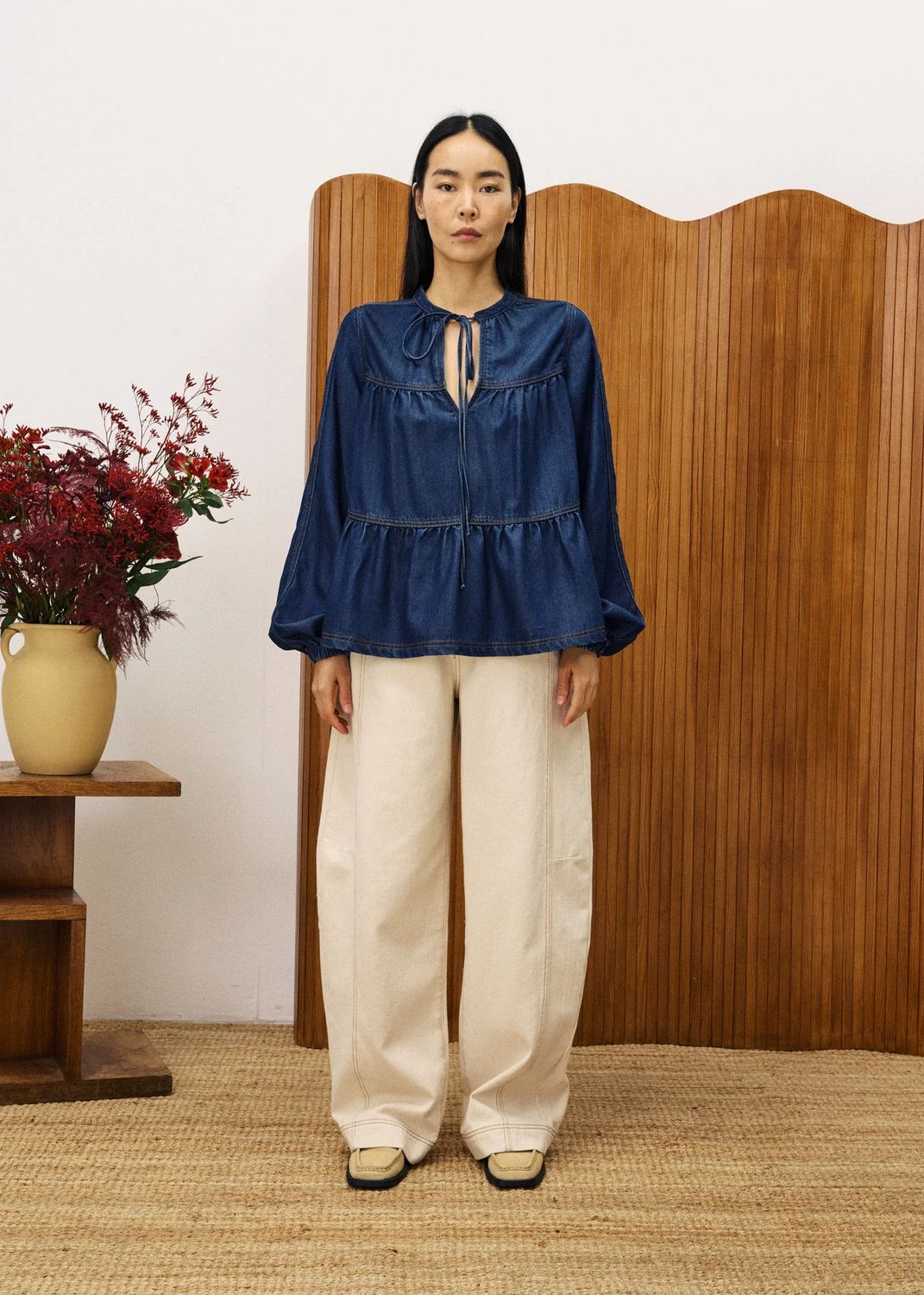Blue Denim Blouse