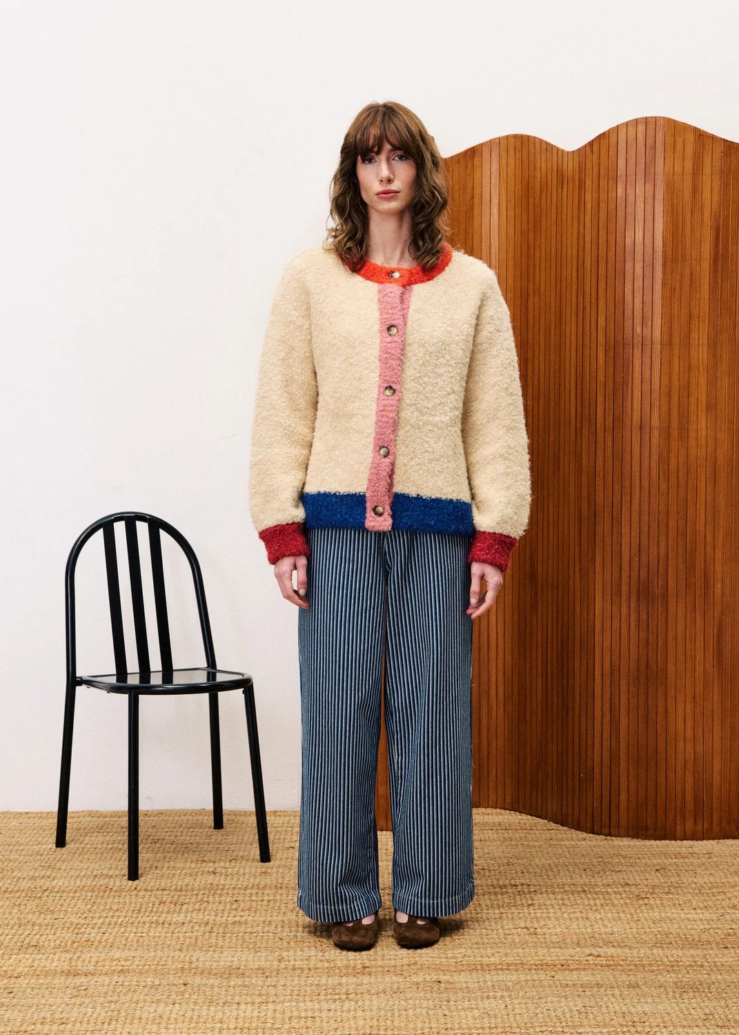 Cyclamen Creme Cardigan