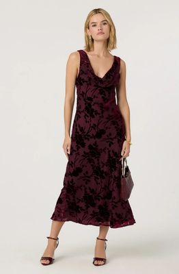 ASTR Floris Burnout Floral Dress