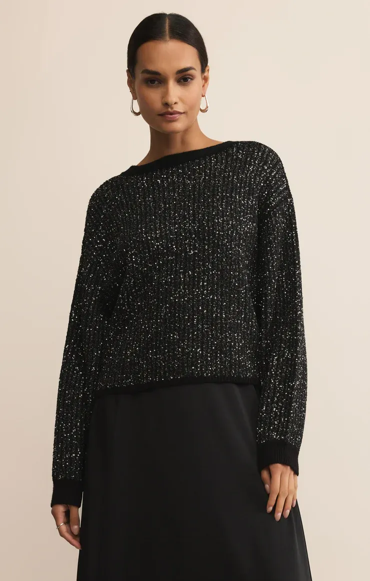 Gleam Sequin Sweater