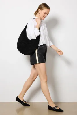 Coated Twill Track Short