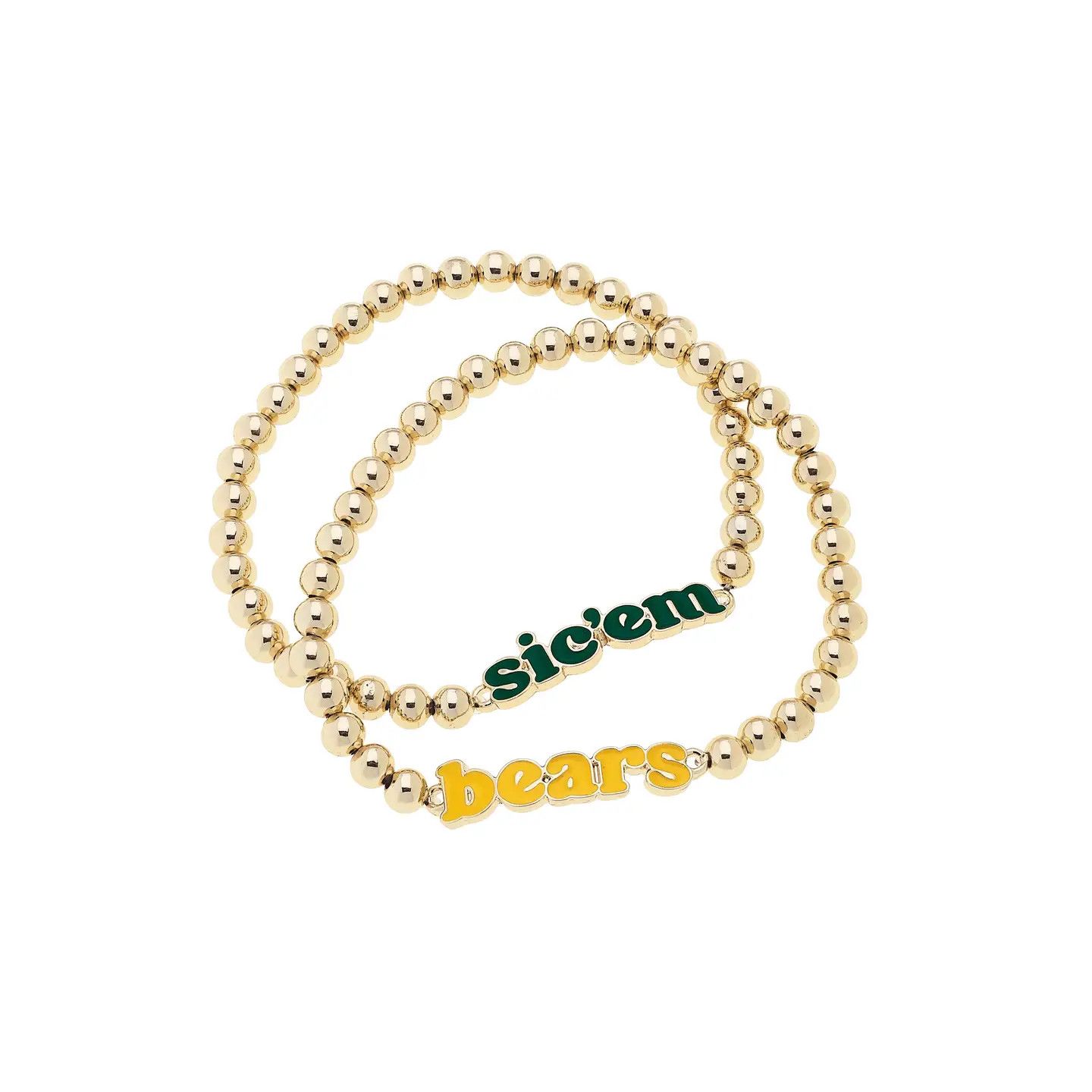 Bracelet Set of 2, Color: Baylor