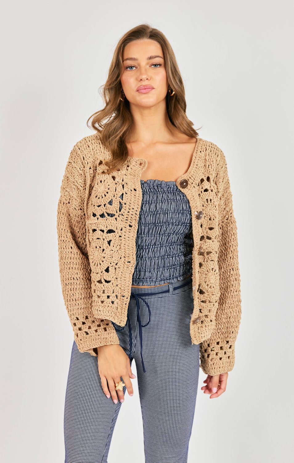 Caudalie Handknit Cardi