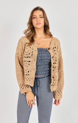 Caudalie Handknit Cardi