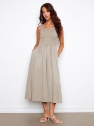 Sleeveless Tencel Maxi Dress