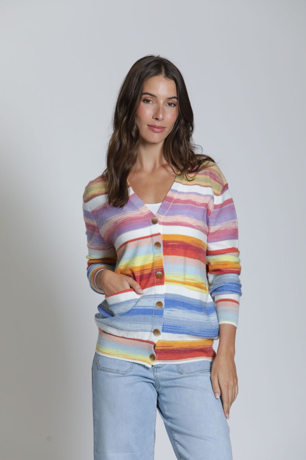 Space-Dyed Cardigan