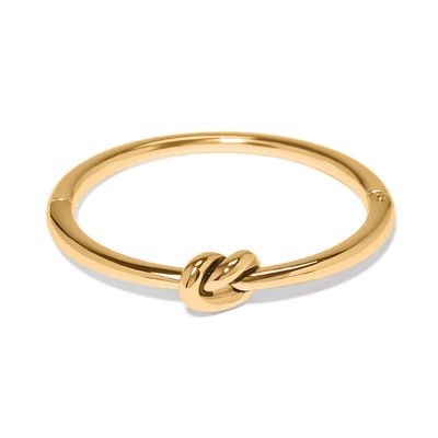 Interlok Single Knot Bangle Gld