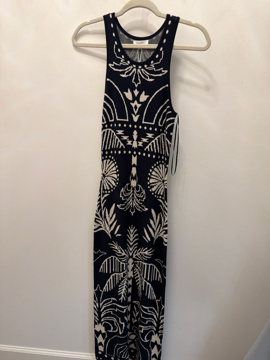 Esperanza Midi Dress, Color: Navy, Size: L