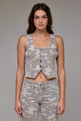 Denim Camo Tank