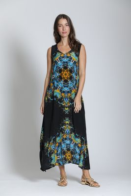 V Neck Tank Maxi Dress