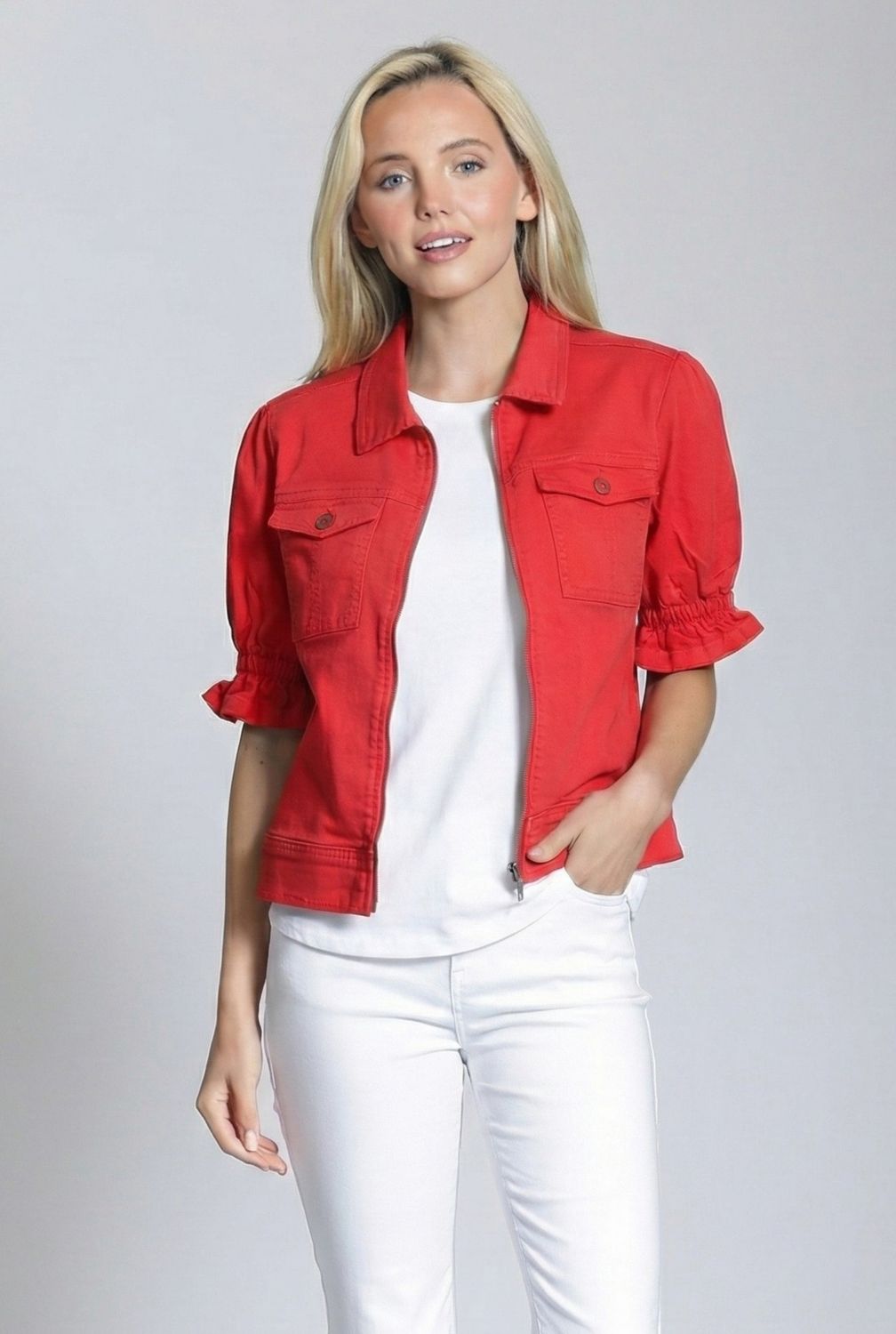 Zip Front S/S Jacket