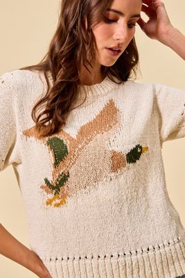 Flying Duck Knit Top