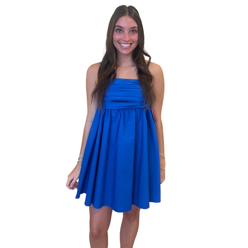 Agean Blue Mini Dress