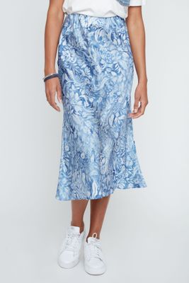 Printed Slip Skirt