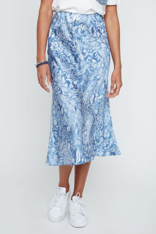 Printed Slip Skirt