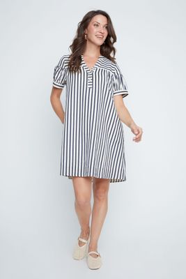 Striped Woven Dress