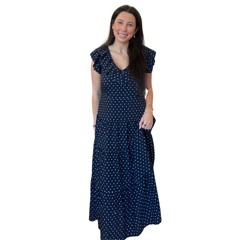 Polka Dot Midi Dress