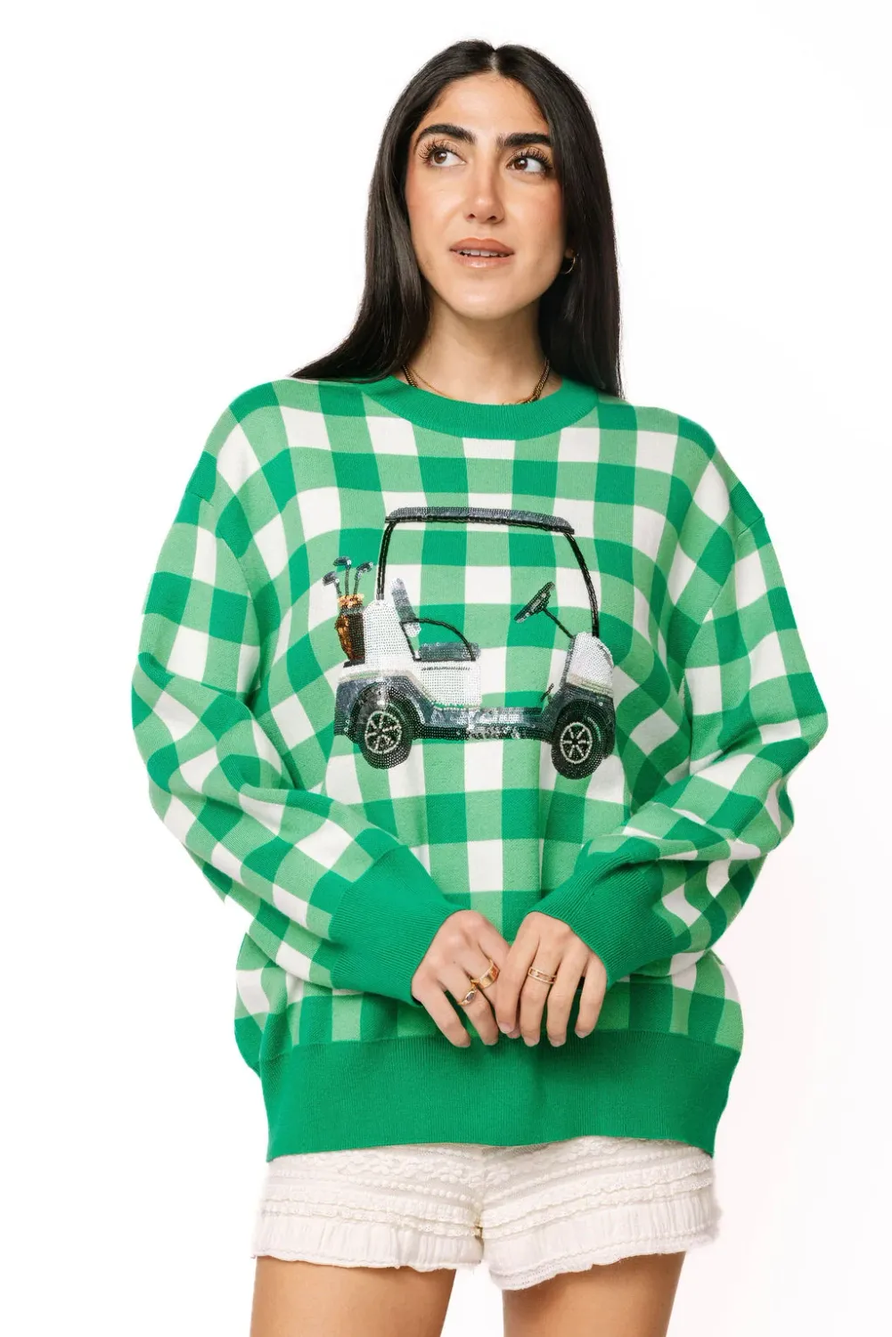 Checkered Golf Sweater