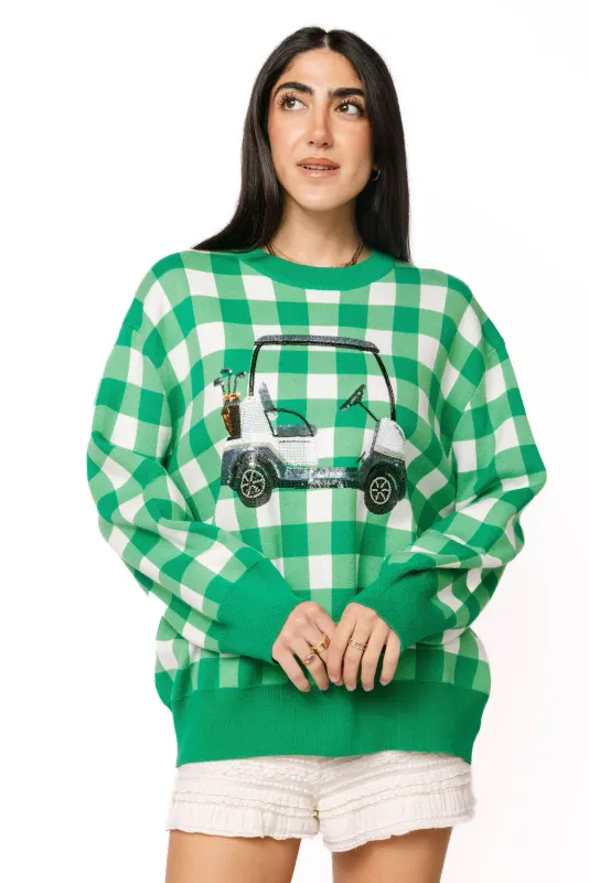Checkered Golf Sweater