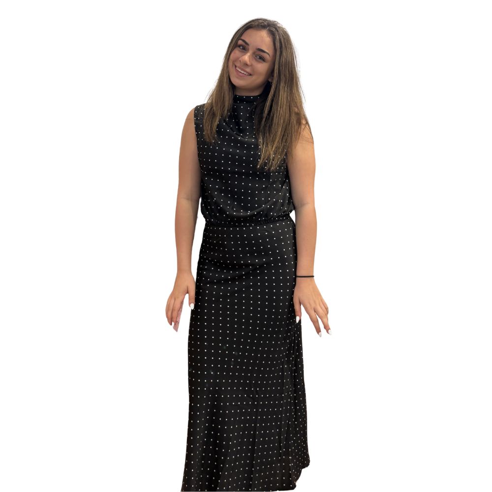 Polka Dot Slip Skirt