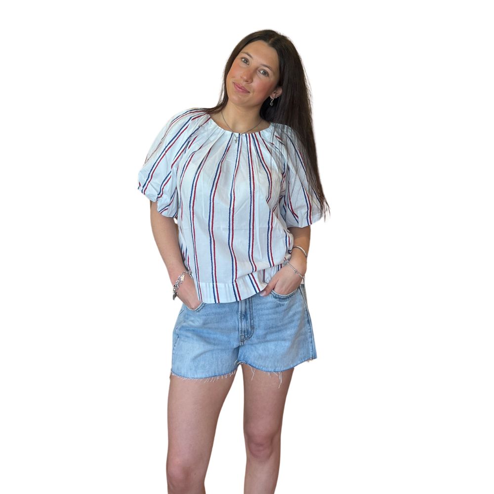 USA Inspired Stripe Top