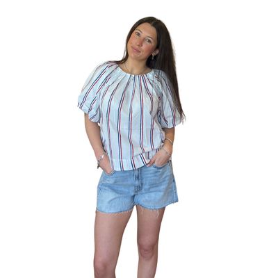 USA Inspired Stripe Top