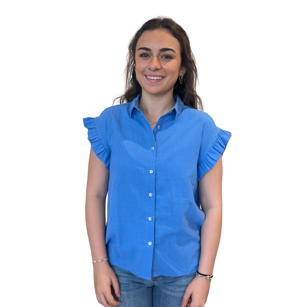 Ruffle Sleeve Top