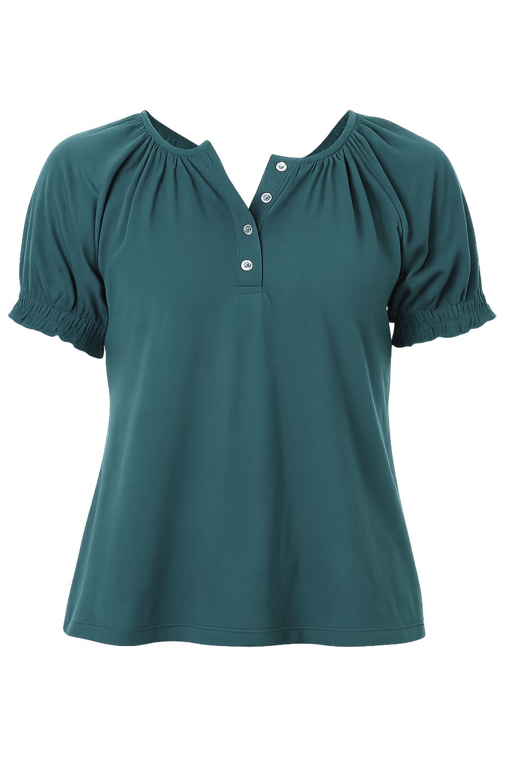 Evita Top, Color: Teal, Size: XL