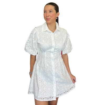 Jacqueline Eyelet Mini