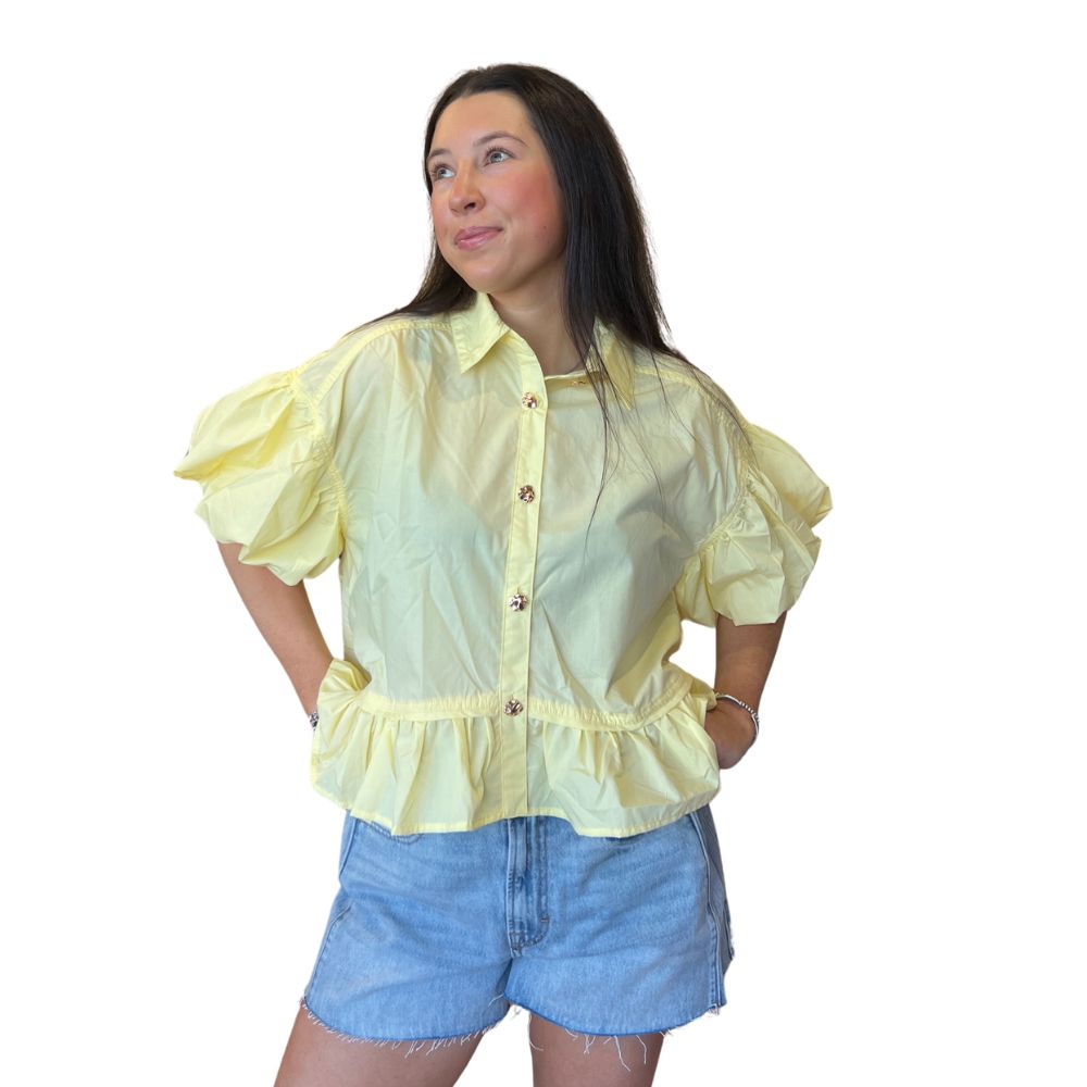 Ruffle Hem Top