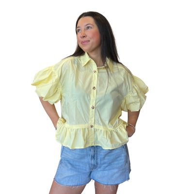 Ruffle Hem Top