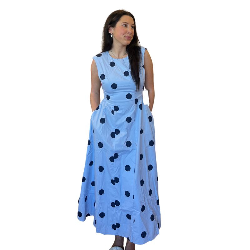 Polka Dot Midi Dress