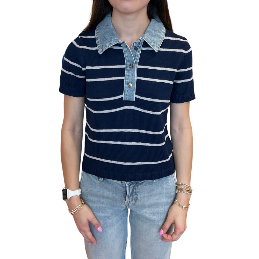 Shyla Striped Crop Top