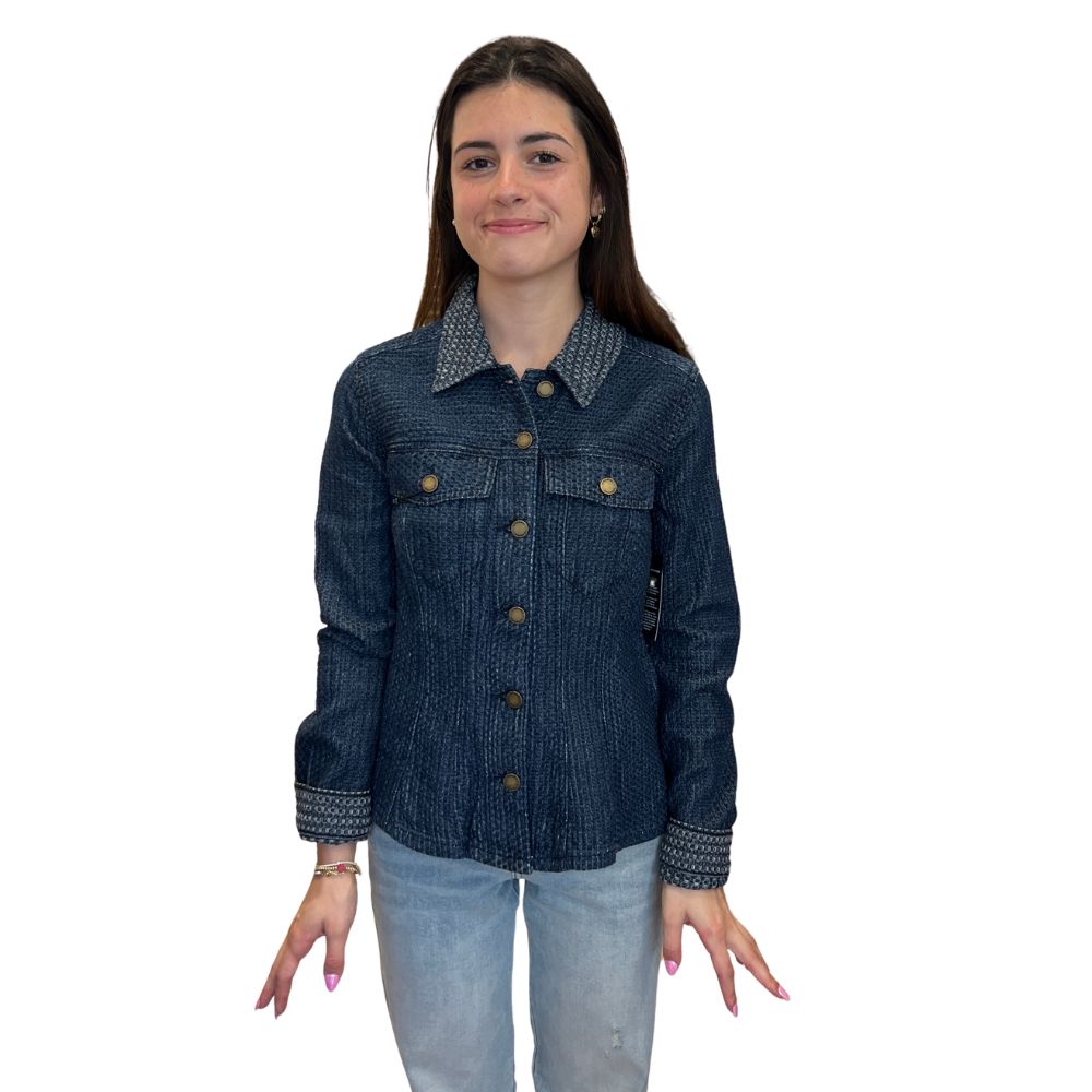 Fit &amp; Flare Denim Jacket