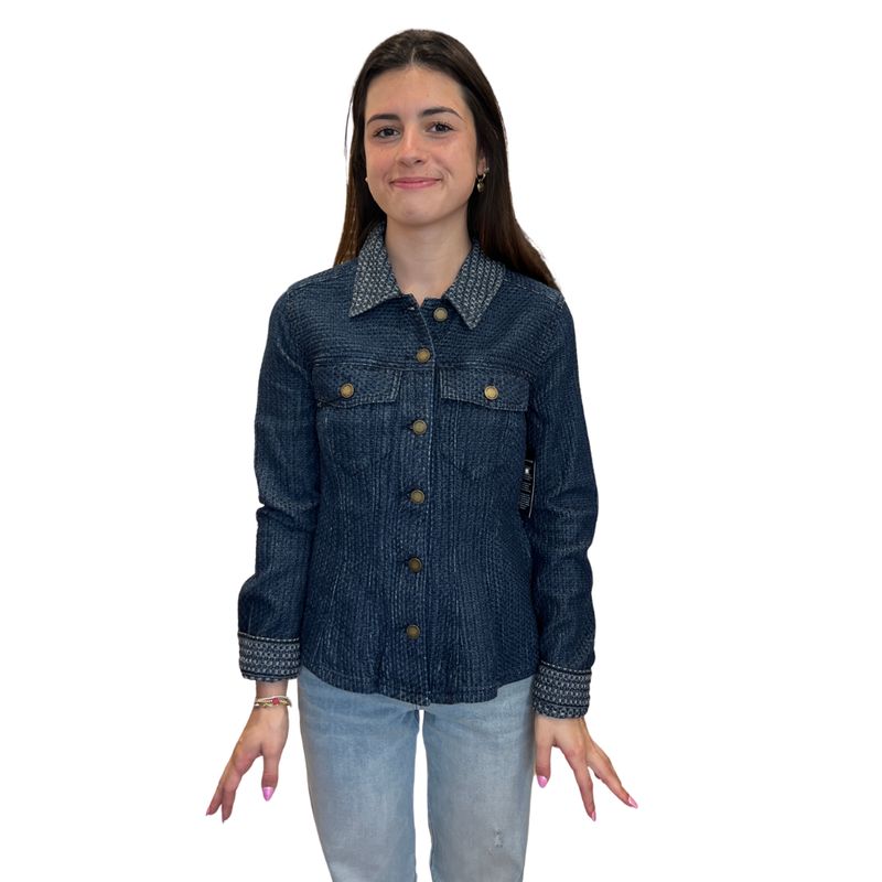 Fit &amp; Flare Denim Jacket
