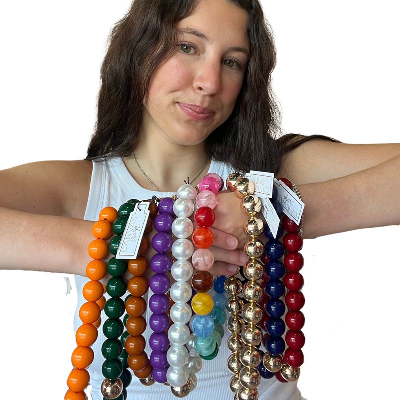 Gumball Bead Necklace