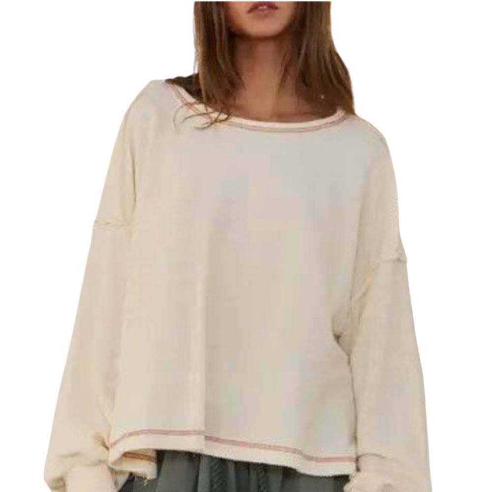 Open Back Oversized Top